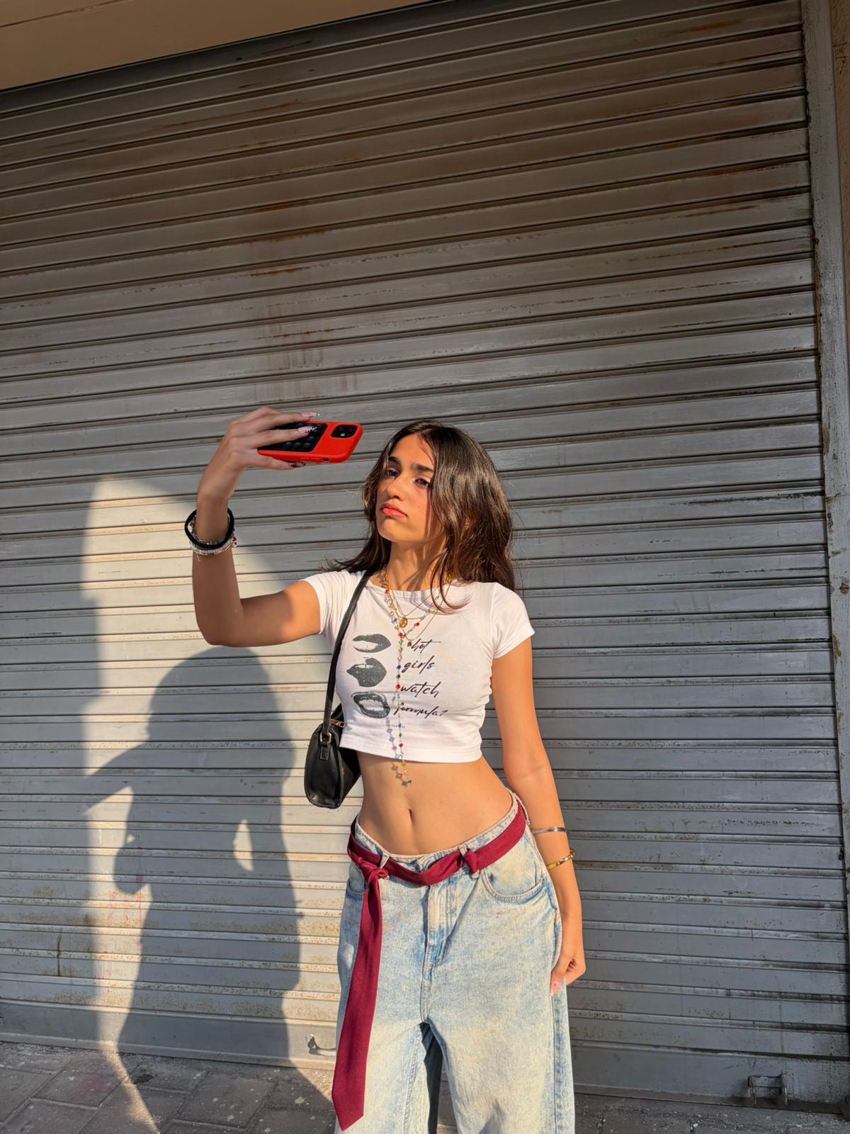 HOT GIRLS WATCH F1 BABY TEE